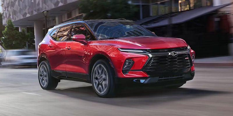 2025 Chevy Blazer Driving Exterior Driveway